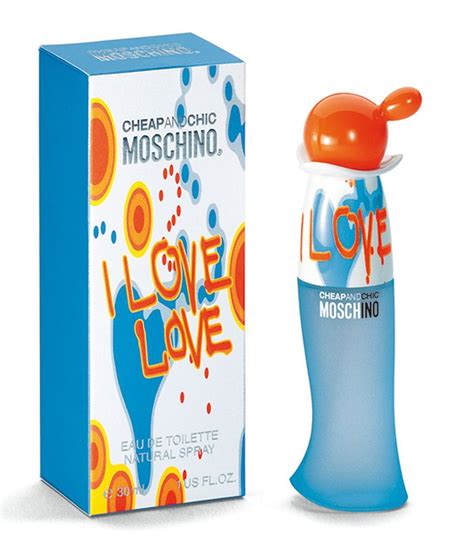 i love perfume by moschino.